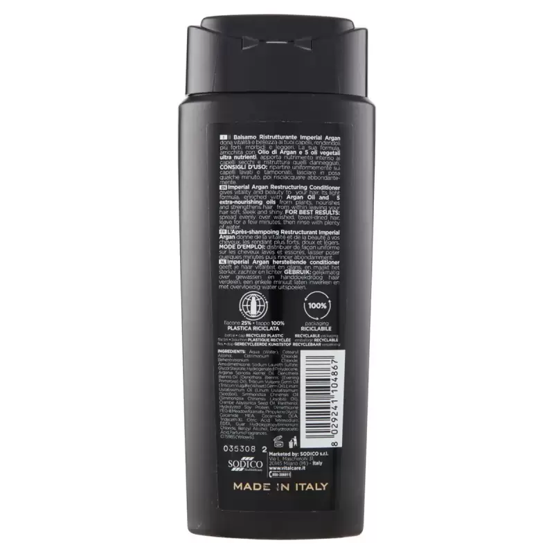 Vitalcare Balsam Par Profesional Restructurant cu Argan imperial 250 ml Bax 6 buc.